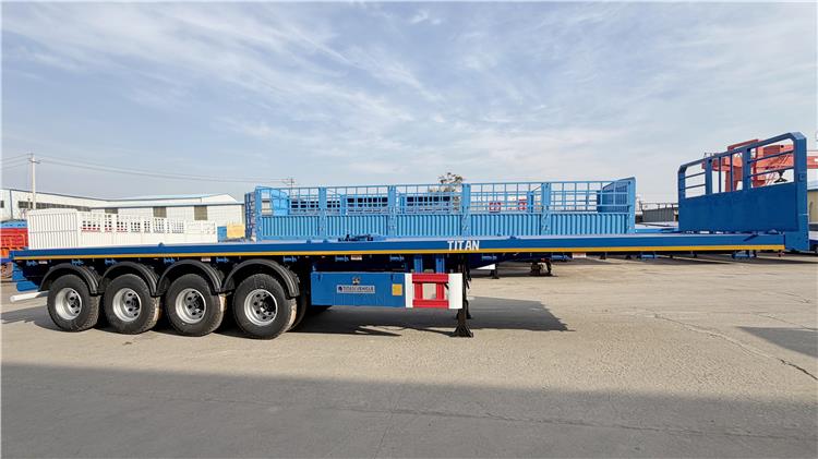4 Axle 40 ft Flatbed Trailer for Sale Near Me Price In Guyana