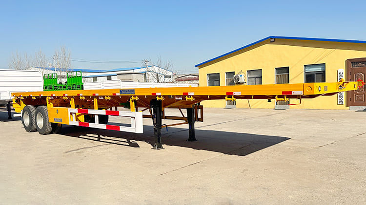 TITAN 40ft 2 Axle Flatbed Trailer for Sale in Sierra Leone