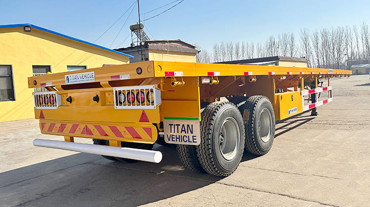 TITAN 40ft 2 Axle Flatbed Trailer for Sale in Sierra Leone