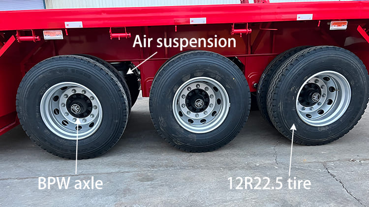TITAN 40FT 3 Axle Flatbed Trailers for Sale in Tanzania