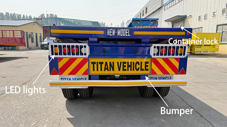 TITAN 4 Axle Flatbed Semi Trailer for Sale in Nigeria