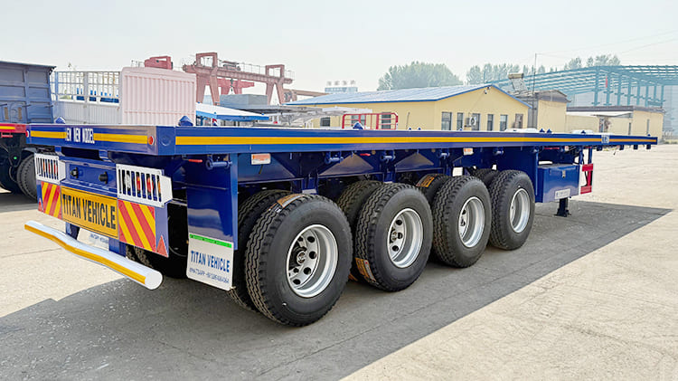 TITAN 4 Axle Flatbed Semi Trailer for Sale in Nigeria
