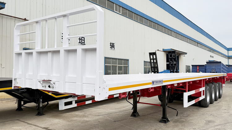 4 Axle 80 Tons Flat Deck Trailer for Sale in Jamaica