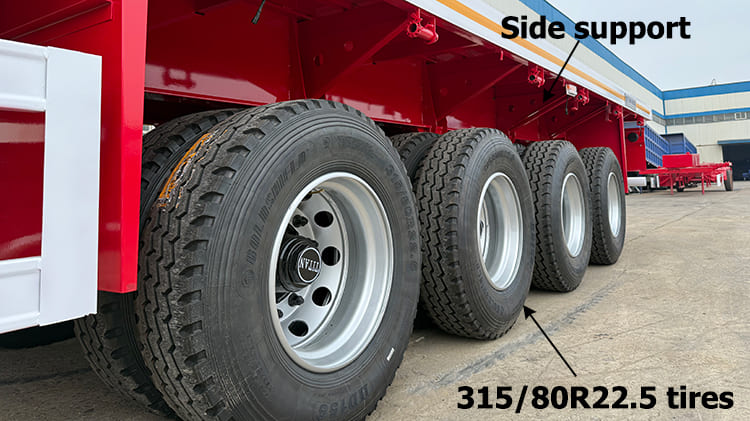 4 Axle 80 Tons Flat Deck Trailer for Sale in Jamaica
