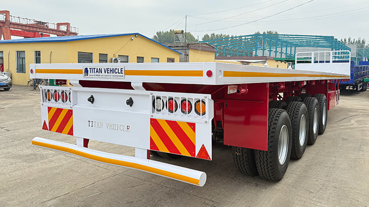 4 Axle 80 Tons Flat Deck Trailer for Sale in Jamaica