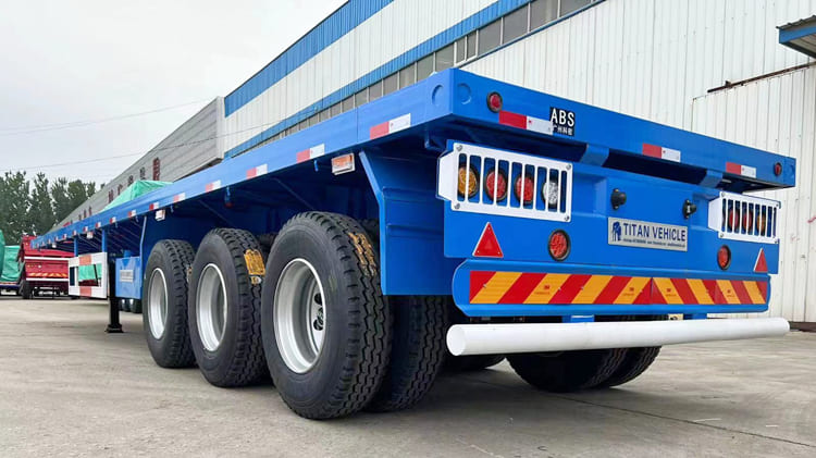 TITAN 3 Axle 40 FT Flatbed Trailer for Sale in Saudi Arabia