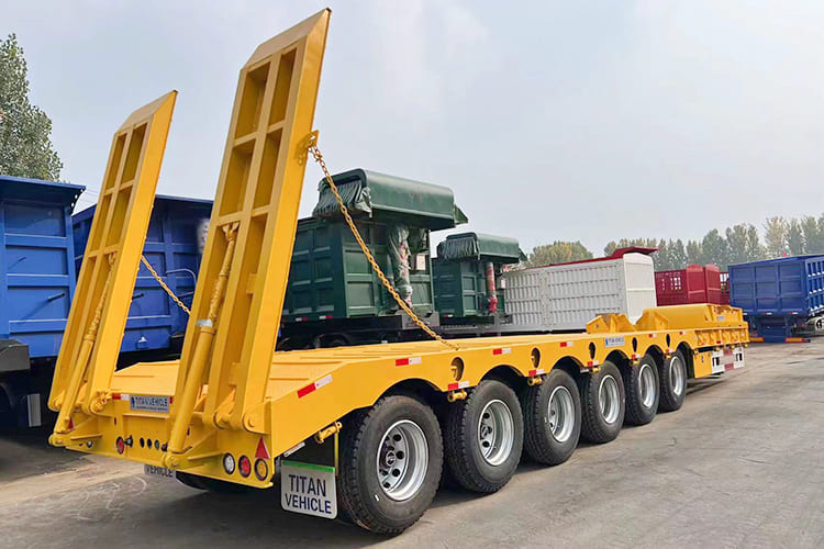 TITAN 6 Axle Semi Low Bed Trailer for Sale in Sierra Leone
