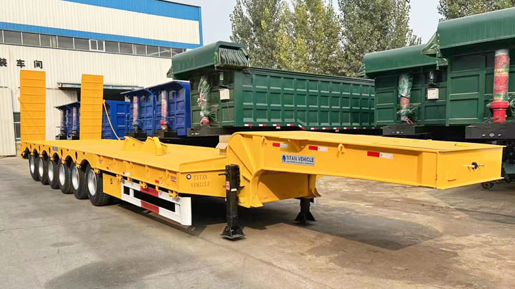 TITAN 6 Axle Semi Low Bed Trailer for Sale in Sierra Leone