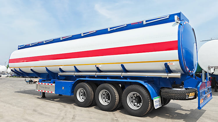 3 Axle 45000L Fuel Tanker Trailer for Sale in Mali