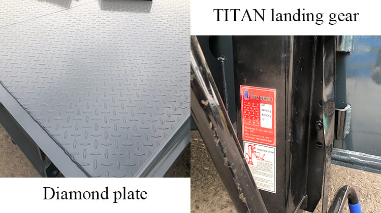 TITAN 4 Axle 80 Ton Low Bed Truck Trailer for Sale in Benin