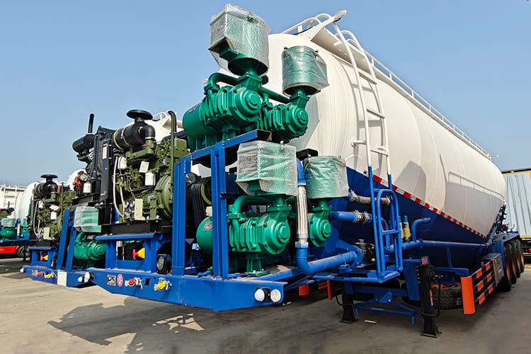 TITAN 4 Axle 50 CBM Cement Tanker Trailer for Sale in Libya