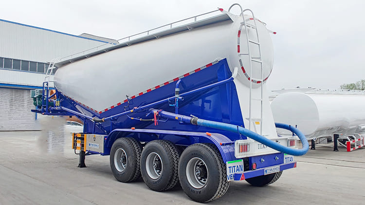 TITAN 3 Axle 35 CBM Bulk Cement Tanker for Sale in Zambia