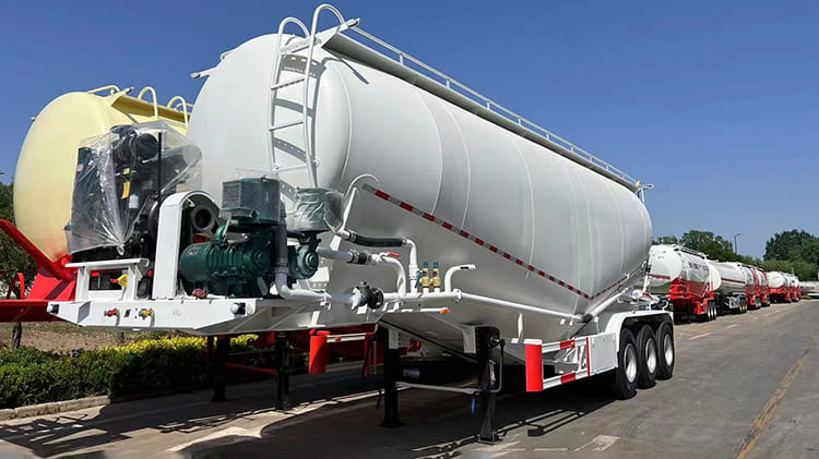 TITAN 3 Axle 50CBM Dry Bulk Cement Tanker Trailer for Sale in Saudi Arabia