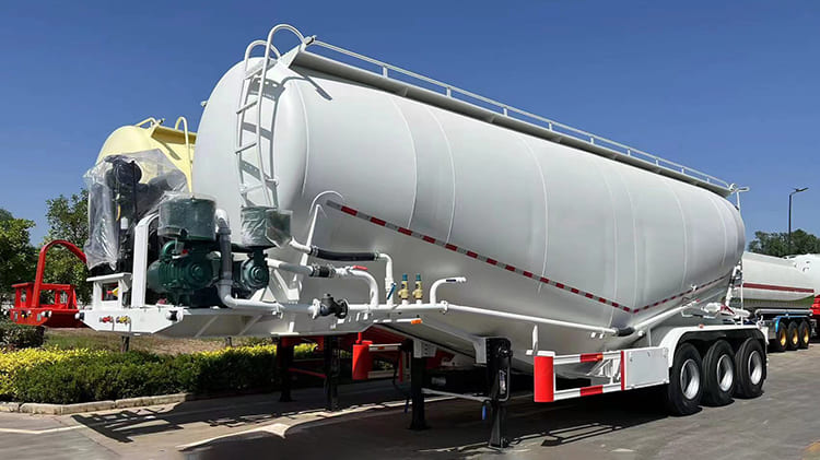 TITAN 3 Axle 50CBM Dry Bulk Cement Tanker Trailer for Sale in Saudi Arabia