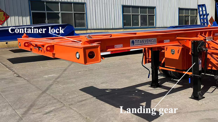 TITAN 2 Axle 20FT Skeletal Trailer for Sale in Costa Rica