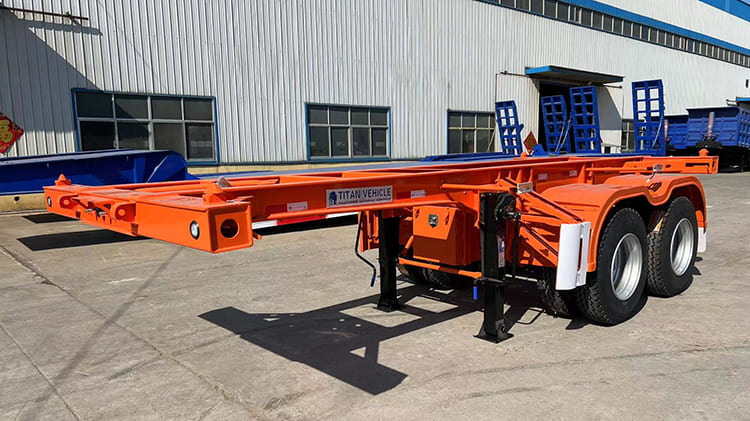TITAN 2 Axle 20FT Skeletal Trailer for Sale in Costa Rica