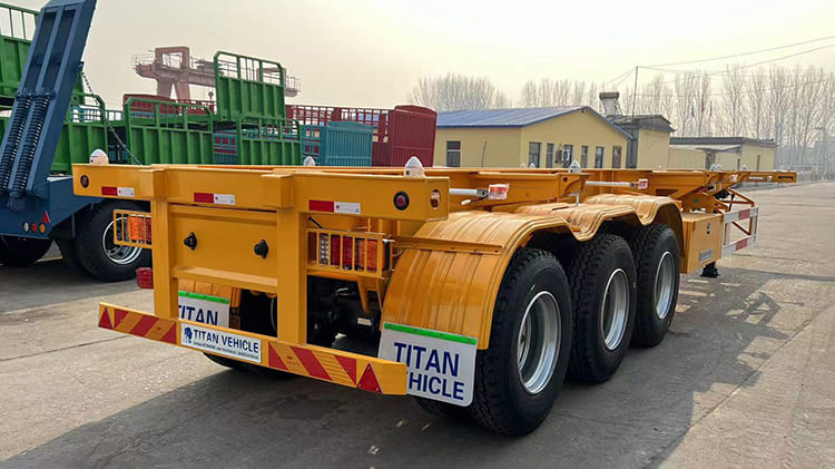 TITAN Tri Axle 40FT Container Chassis Trailer for Sale in Guam