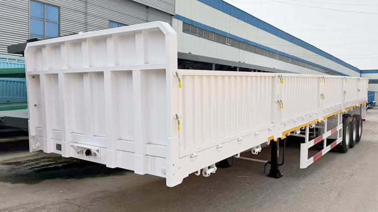 TITAN 3 Axle Drop Side Trailer for Sale in Zambia - 40 FT 60 Ton