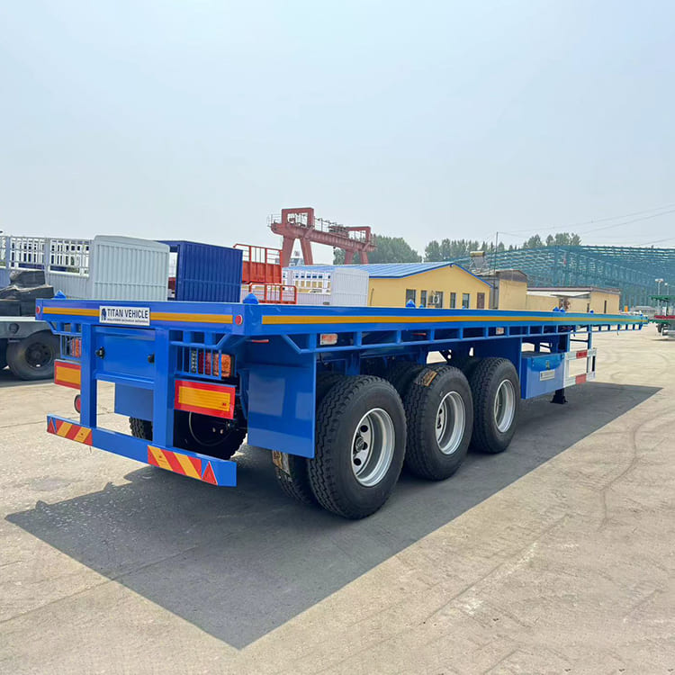3 Axle 40 FT Flatbed Trailer