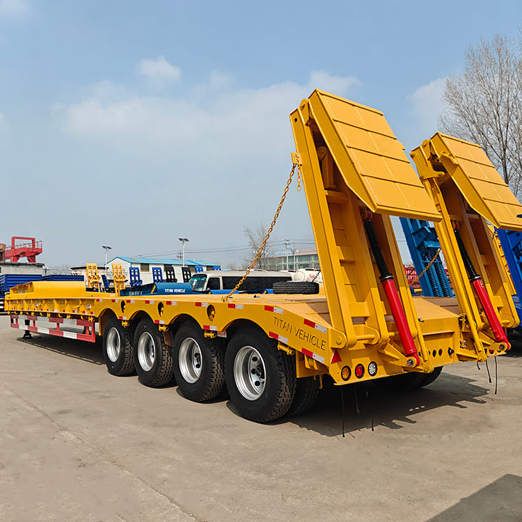 120 Ton Low Bed Trailer Truck