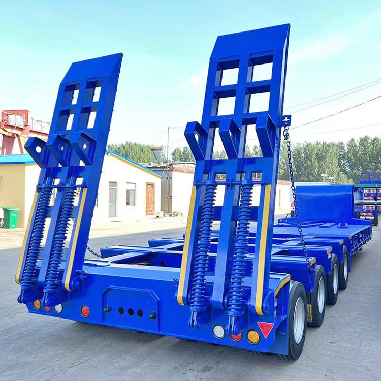 4 Line 8 Axle Tons Low Loader Trailer
