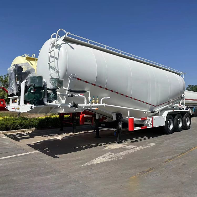 3 Axle 50CBM Dry Bulk Cement Tanker Trailer
