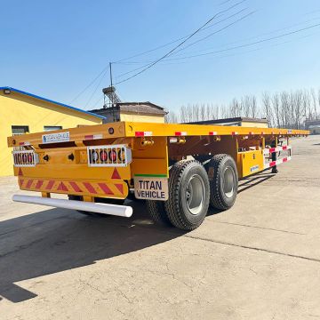2 Axle Flatbed Trailer for Sale